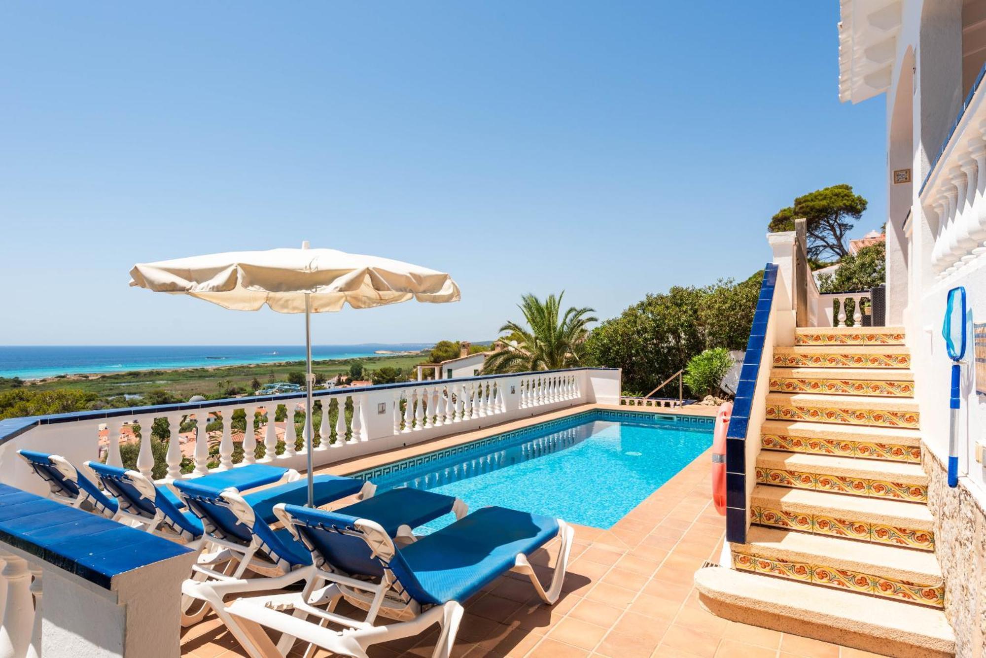 Villa Los Pinos Son Bou Exterior foto